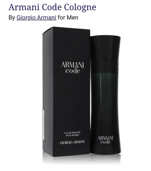 Armani code edp 4.2 oz mens